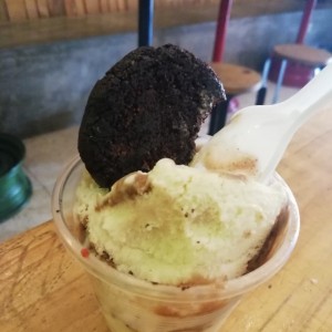 Galleta con helado