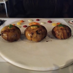 Esferas de pastel de chucho