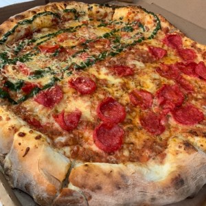 mitad fileto y mitad peperoni 