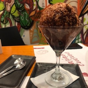 Helado frito