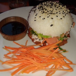 Sushi Burger Salmon