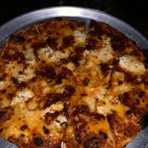 Cebolla dulce y queso de cabra