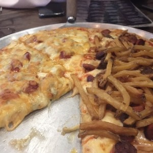 chistorra 4 quesos y parrilla 