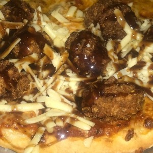 pizza de pollo crispy