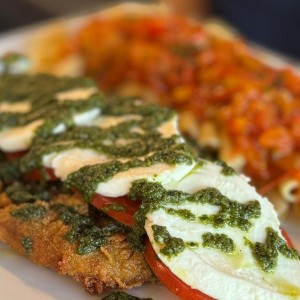 Milanesa capresa 