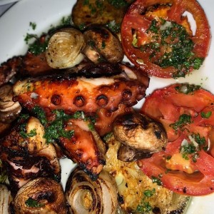 pulpo a la parilla