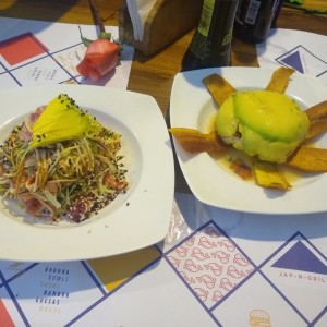 Neptuno Salad y Ceviche mixto