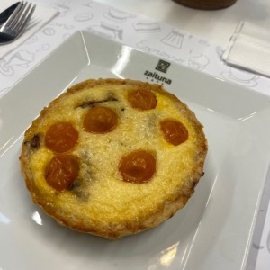 Quiche de Tomates Cherry