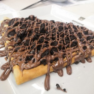 Crepe de Nutella y Oreo