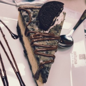 cheesecake de oreo