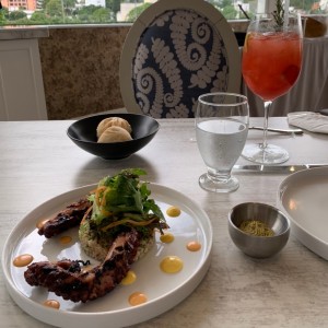 pulpo al grill