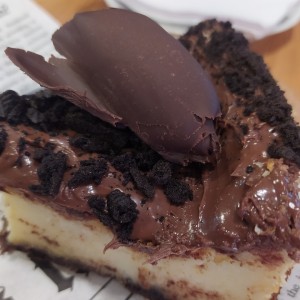 Cheesecake de oreo y nutella.