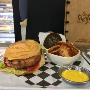 Hamburguesa de chuleta