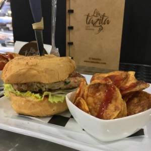 Hamburguesa de pollo