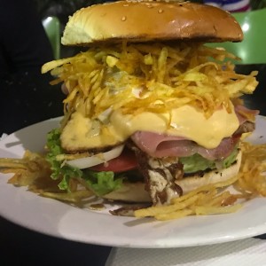 Hamburguesa de pernil