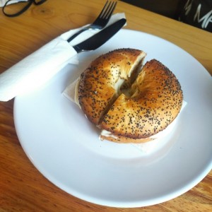 Bagels de queso crema