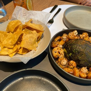 Unagui Prawns Nachos