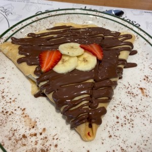 Creppe de Nutella y Frutas