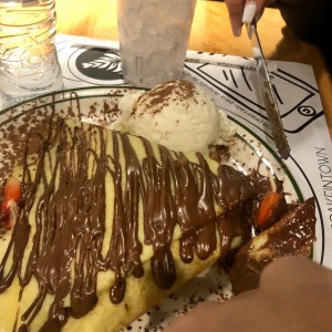 CREPES DULCES - NUTELLA Y FRUTAS