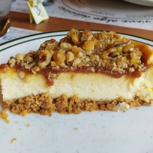 Cheesecake con caramelo