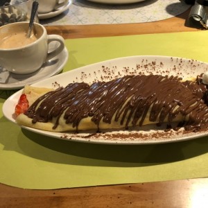 CREPES DULCES - NUTELLA Y FRUTAS
