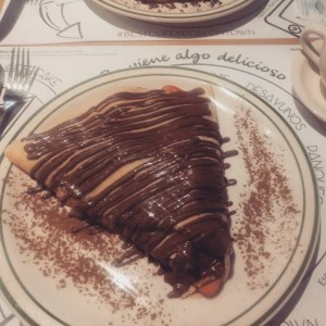 CREPES DULCES - NUTELLA Y FRUTAS