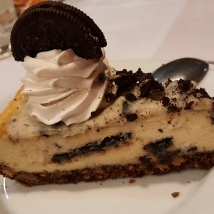 cheescake de oreo y chocolate blanco