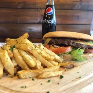 Hamburguesa de Lomito a la parrilla