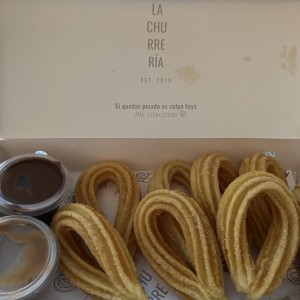 Churros con Chocolate y Dulce de Leche!!
