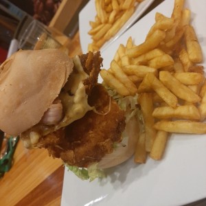 Hamburguesa de Pollo Crispy