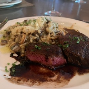 Lomito con Rissoto