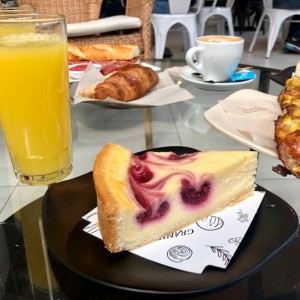 cheesecake de mora