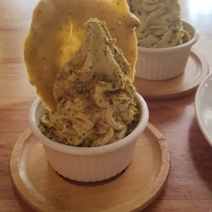 Helado de pistacho