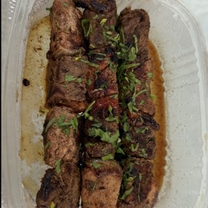 Pincho pollo, carne o mixto