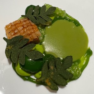 Costillar de cerdo abrasado