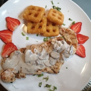Crema de  champiñones 