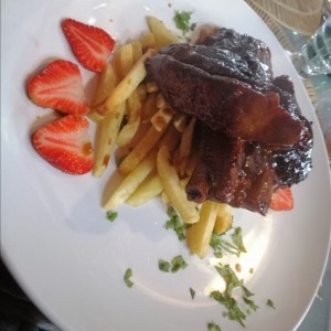 Costillitas de cerdo BBQ