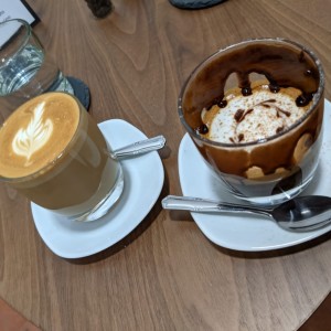 Flat White y Ciocco Macciato 