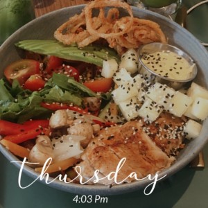 bowl de pollo