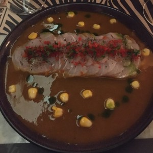 tiraditos de pescado