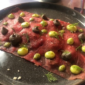 Carppacio de lomito