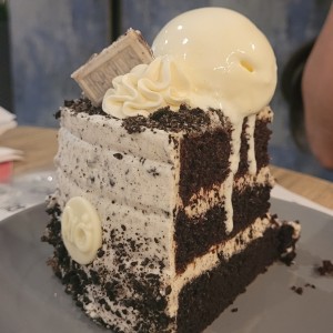 Torta Cookies and cream con helado