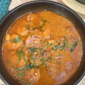 Butter Masala de camarones