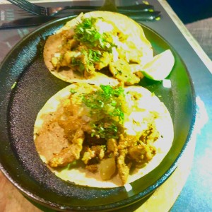 Tostadas con pollo