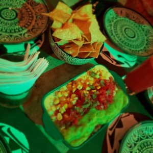 Los nachos con lo que corresponde