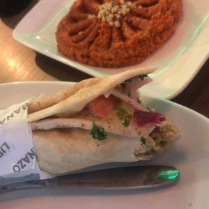 Shawarma de falafel
