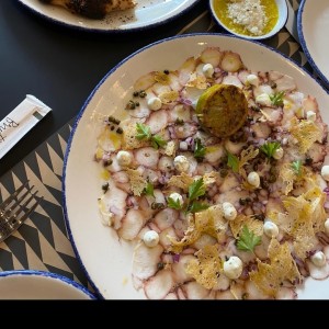 Capacccio de pulpo