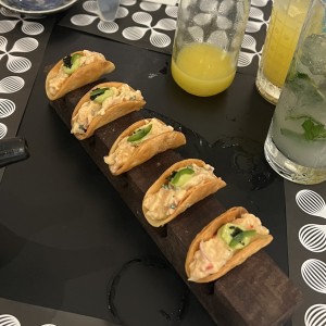 Tacos de fritos de mar 