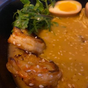 Ramen de langostinos