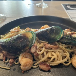 Pasta con mariscos
